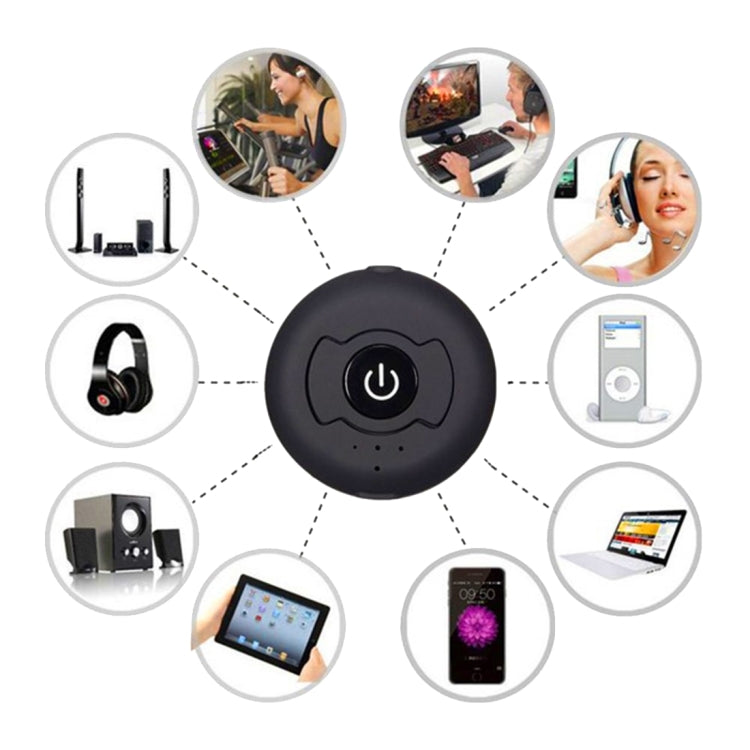 H366T 便攜多點藍牙 4.0 音頻發射器，適用於 iPhone、Samsung、HTC、Sony、Google、Huawei、Xiaomi 及其他智能手機