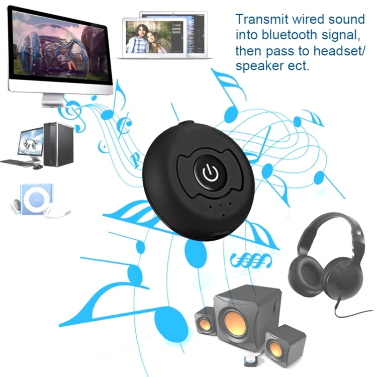 H366T 便攜多點藍牙 4.0 音頻發射器，適用於 iPhone、Samsung、HTC、Sony、Google、Huawei、Xiaomi 及其他智能手機