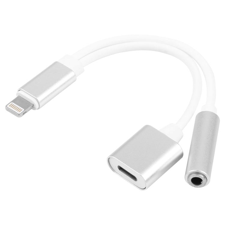 10cm 8 Pin 母頭及 3.5mm 音頻母頭轉 8 Pin 公頭充電轉接線，支持所有 iOS 系統