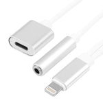 10cm 8 Pin 母頭及 3.5mm 音頻母頭轉 8 Pin 公頭充電轉接線，支持所有 iOS 系統