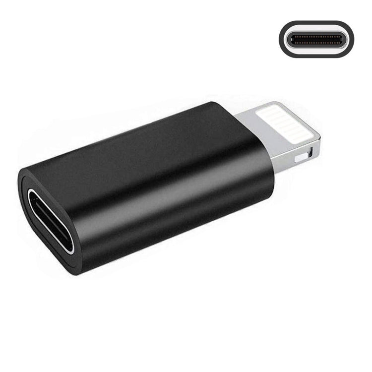 ENKAY Hat-Prince HC-6迷你ABS USB-C / Type-C 3.1轉8針接口轉接器（白色）、黑色，Type-C轉8針