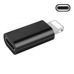 ENKAY Hat-Prince HC-6迷你ABS USB-C / Type-C 3.1轉8針接口轉接器（白色）、黑色，Type-C轉8針