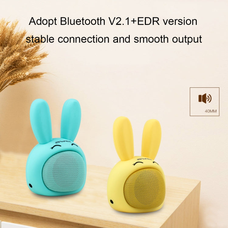 awei Y700 迷你便攜兔子造型無線藍牙喇叭，內建麥克風，支援AUX / 免持通話，Y700
