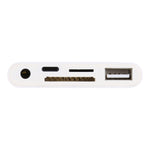 5合1 8針轉USB集線器及USB-C / Type-C及3.5毫米耳機及SD及TF卡讀卡器