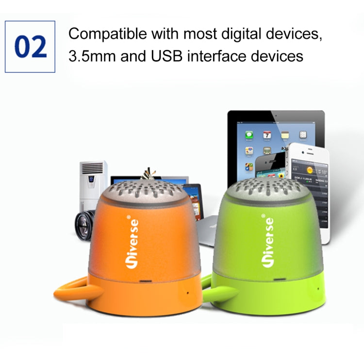 Universe XHH-T502 便攜式喇叭迷你無線藍牙 V4.2 喇叭，支援免持通話 / 支援 TF 音樂播放器