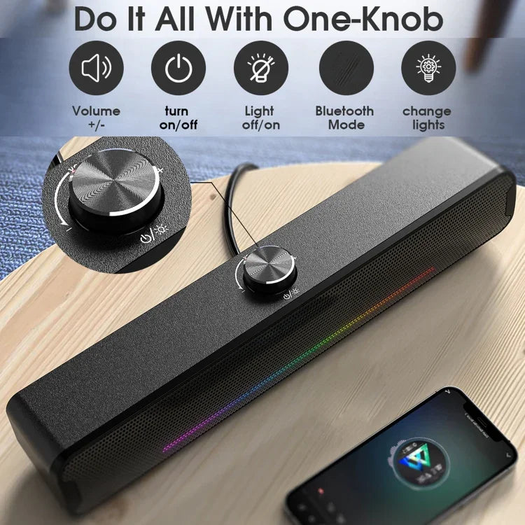 L16 戶外便攜 RGB 燈 HiFi USB 藍牙無線喇叭，L16