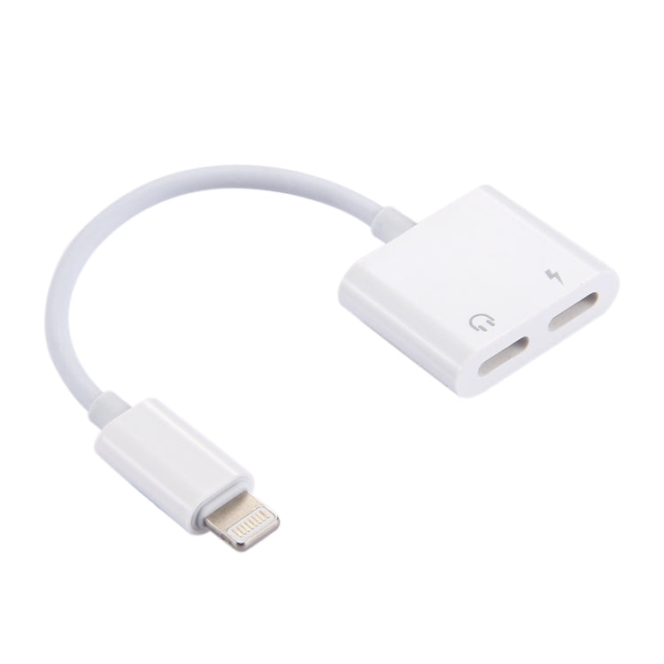 二合一 8 Pin 公頭轉 8 Pin 充電 + 8 Pin 音頻母頭耳機轉接器，帶通話功能，支援 iOS 10.3.1 或以上