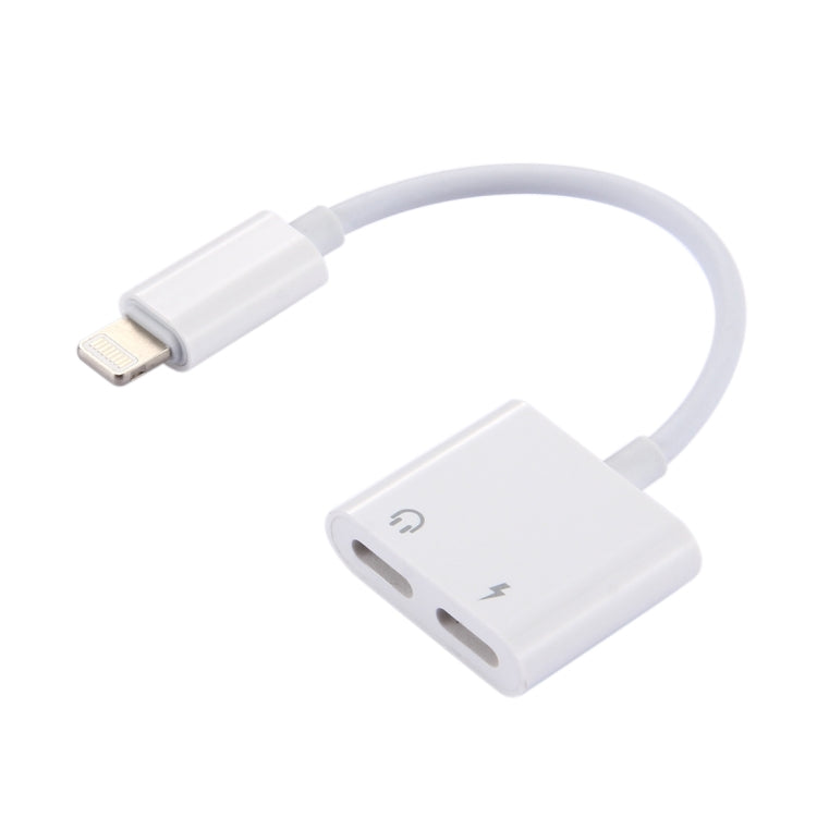 二合一 8 Pin 公頭轉 8 Pin 充電 + 8 Pin 音頻母頭耳機轉接器，帶通話功能，支援 iOS 10.3.1 或以上