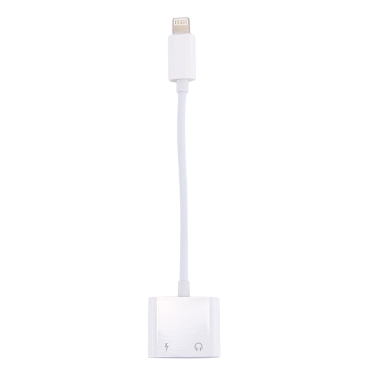 二合一 8 Pin 公頭轉 8 Pin 充電 + 8 Pin 音頻母頭耳機轉接器，帶通話功能，支援 iOS 10.3.1 或以上