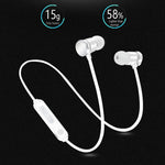 X3 Magnetic Absorption  Sports Bluetooth 5.0 In-Ear Headset with HD Mic, Support Hands-free Calls, Distance: 10m