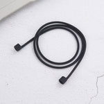 無線藍牙耳機防丟繩矽膠中性耳機防丟線，適用 Apple AirPods 1/2，線長：60cm
