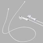 無線藍牙耳機防丟繩矽膠中性耳機防丟線，適用 Apple AirPods 1/2，線長：60cm