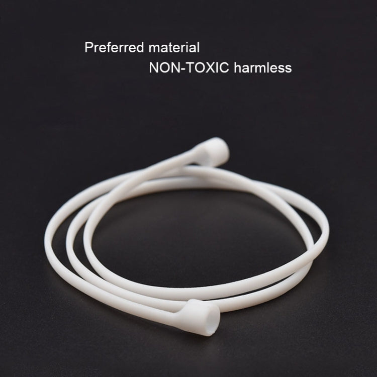 無線藍牙耳機防丟繩矽膠中性耳機防丟線，適用 Apple AirPods 1/2，線長：60cm
