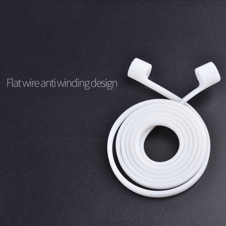 無線藍牙耳機防丟繩矽膠中性耳機防丟線，適用 Apple AirPods 1/2，線長：60cm
