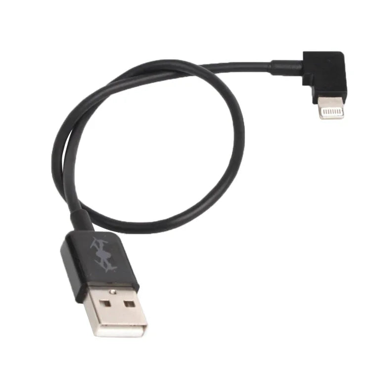 30cm USB 至 8 針直角數據連接線，適用於 DJI SPARK / MAVIC PRO / Phantom 3 & 4 / Inspire 1 & 2