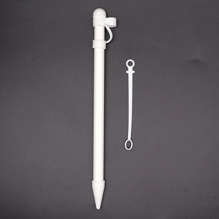 3 合 1 矽膠保護套+觸控筆帽+筆尖筆盒，適用於 Apple Pencil，灰色、白色
