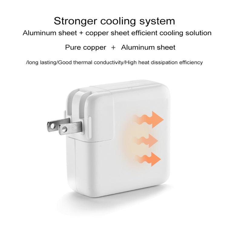 87W Type-C 電源適配器便攜充電器，附 1.8m Type-C 充電線，美國插頭，87W 美國插頭