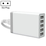 XBX09 40W 5V 8A 5埠USB快速充電器 旅行充電器，英國插頭（黑色），XBX09，8A