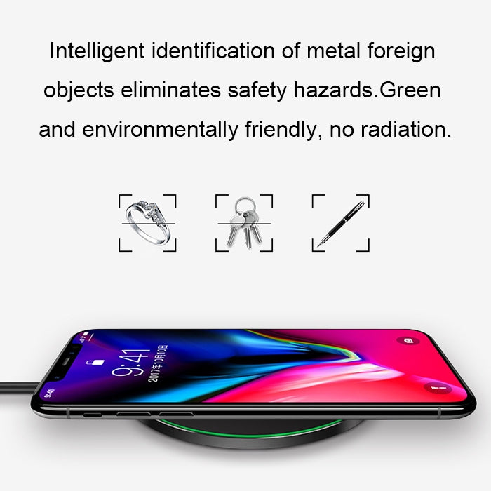GY-68 超薄鋁合金無線快充 Qi 充電板