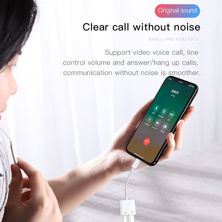 JOYROOM S-Y104 Ben 系列蘋果 3.5+Lightning 轉接器，長度：1.2米