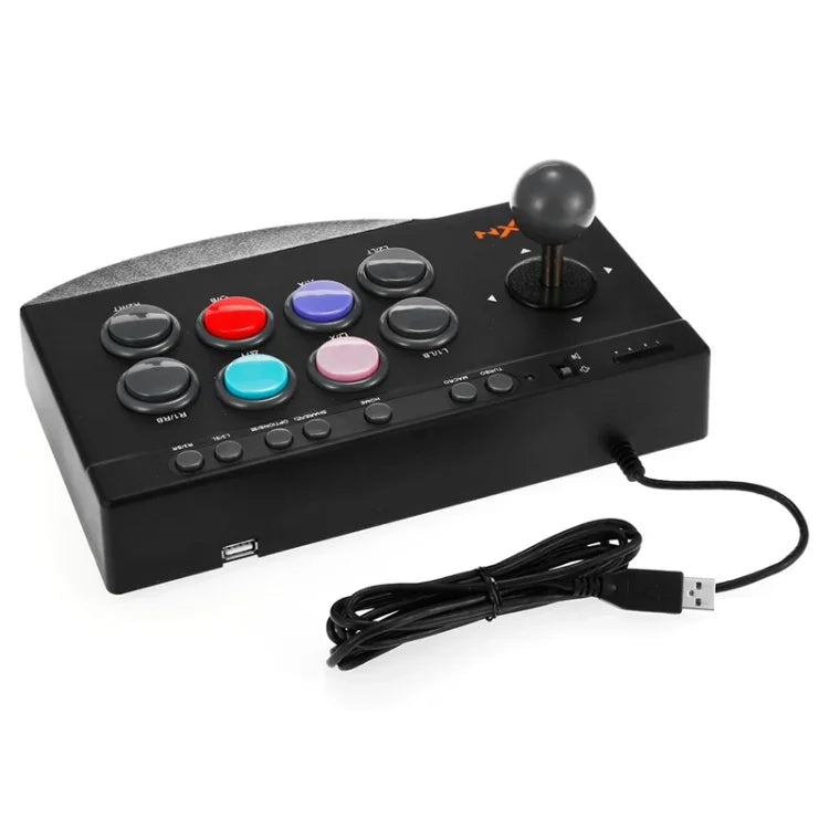PXN PXN-0082角鬥士街機遊戲搖桿控制器，適用Nintendo Switch／PC／Android系統／PS3／PS4／XboxOne，PXN-0082