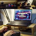 PXN PXN-0082角鬥士街機遊戲搖桿控制器，適用Nintendo Switch／PC／Android系統／PS3／PS4／XboxOne，PXN-0082