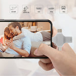 4合1 64GB USB 3.0 + 8針 + Micro USB + USB-C / Type-C 雙用隨身碟，具OTG功能，64GB