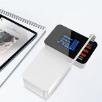 CDA33Q 40W QC 3.0 USB + 3 個 USB 埠 + USB-C / Type-C 埠多功能充電器，附 LED 顯示，英規插頭，英規插頭