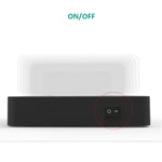 50W 6 個 USB 埠 + 2 個 USB-C / Type-C 埠 + 無線充電多功能充電器，附 LED 顯示及可拆卸邊框，澳規插頭，澳規插頭