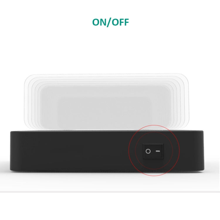 50W 6 個 USB 埠 + 2 個 USB-C / Type-C 埠 + 無線充電多功能充電器，附 LED 顯示及可拆卸邊框，美規插頭，美規插頭