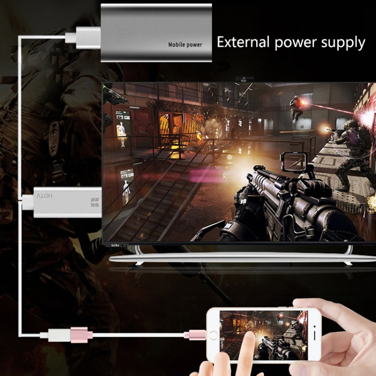 Onten 7562 USB母頭轉HDMI手機轉HDTV轉接線，適用iPhone / Android