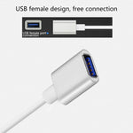Onten 7562 USB母頭轉HDMI手機轉HDTV轉接線，適用iPhone / Android