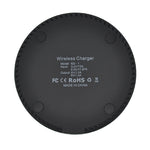 KD-1 超薄 10W 快充無線充電器，適用 Android 手機與 iPhone，快充，黑色