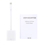NK105 8 針轉 SD 卡相機讀卡器轉接器，兼容 IOS 9.1 及以上系統，NK105