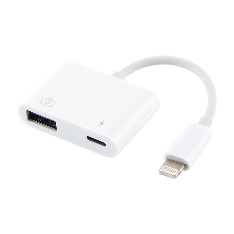 NK101 8針轉USB相機讀卡器轉接器，兼容iOS 9.1及以上系統，NK101