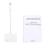 NK101 8針轉USB相機讀卡器轉接器，兼容iOS 9.1及以上系統，NK101