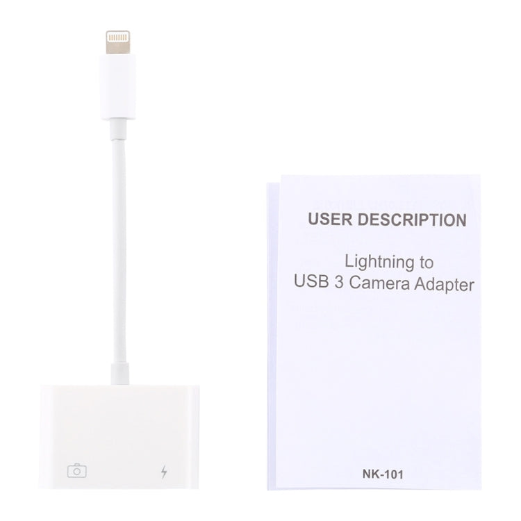 NK101 8針轉USB相機讀卡器轉接器，兼容iOS 9.1及以上系統，NK101