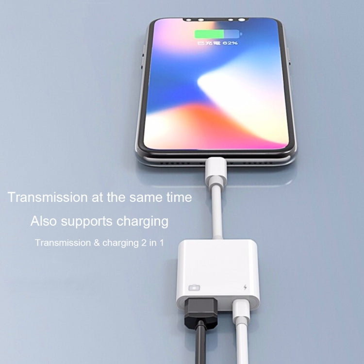 NK101 8針轉USB相機讀卡器轉接器，兼容iOS 9.1及以上系統，NK101