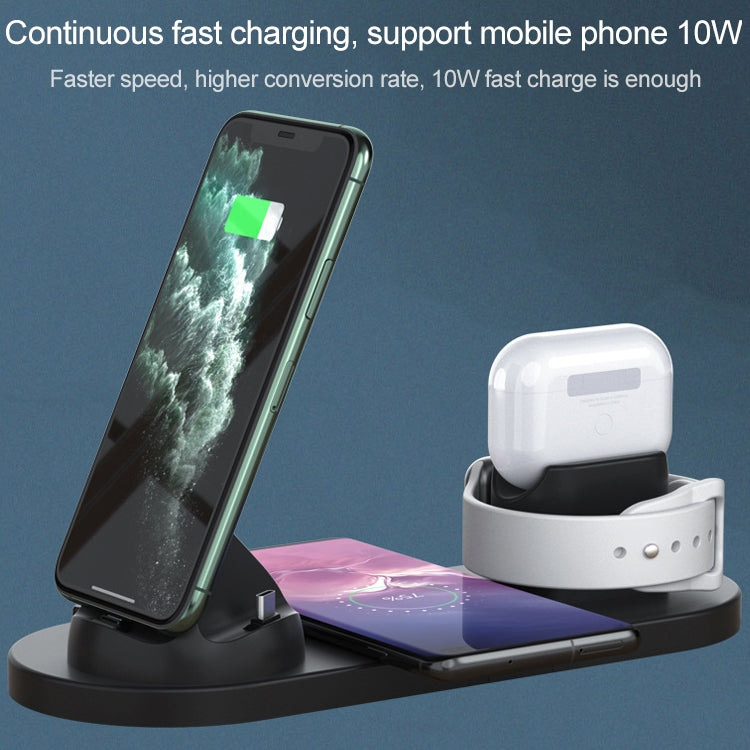 6 合 1 10W Qi 標準無線充電支架