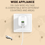 LDNIO A201 2.4A 雙 USB 充電頭旅行直充手機適配器充電器，附 Micro USB 數據線，Micro USB