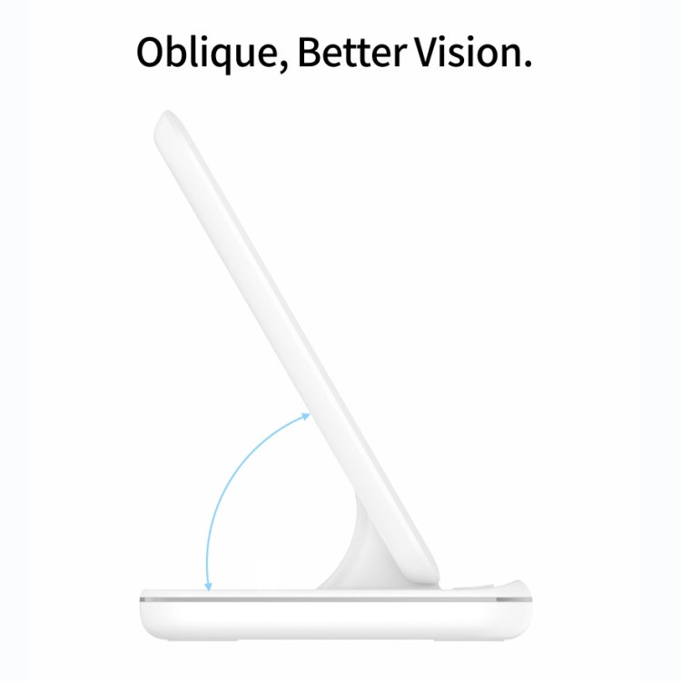 Z5A QI 直立磁吸無線充電器，適用手機、Apple Watch、AirPods / Samsung Galaxy Buds / Huawei Free Buds，帶觸控環燈，Z5A