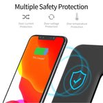 Z5A QI 直立磁吸無線充電器，適用手機、Apple Watch、AirPods / Samsung Galaxy Buds / Huawei Free Buds，帶觸控環燈，Z5A