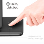 Z5A QI 直立磁吸無線充電器，適用手機、Apple Watch、AirPods / Samsung Galaxy Buds / Huawei Free Buds，帶觸控環燈，Z5A
