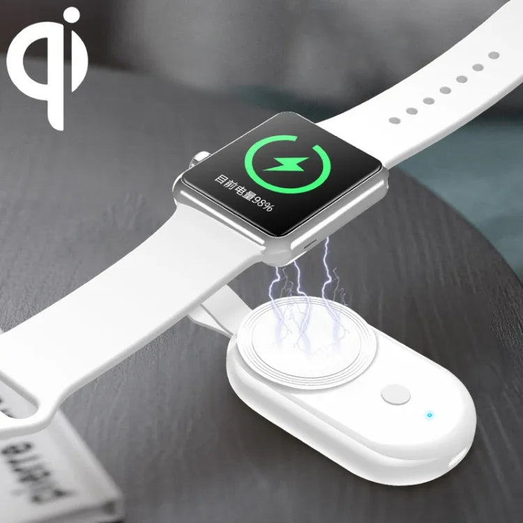 848 通用便攜行動電源及磁吸無線充電器，適用於 Apple Watch Series 6 / 5 / SE / 4 / 3 / 2 / 1