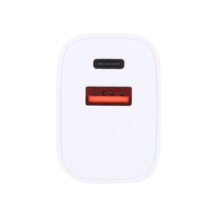 T085 20W USB + Type-C 快充旅行電源適配器，歐規插頭，IP8G0711EU，IP8G0711US