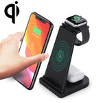 HQ-UD21 3 合 1 折疊手機手錶多功能充電支架，無線充電器，適用 iPhone、Apple Watch 與 AirPods，HQ-UD21