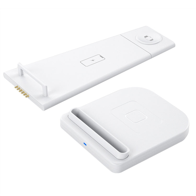 HQ-UD21 3 合 1 折疊手機手錶多功能充電支架，無線充電器，適用 iPhone、Apple Watch 與 AirPods，HQ-UD21
