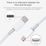 AWEI CL-68 3A Type-C / USB-C轉8針PD快充數據線，長度：1米