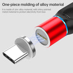 4 合 1 3A 8 針 & USB-C / Type-C & Micro USB 鋅合金磁吸充電頭 + USB-C / Type-C 磁吸充電轉接器套裝，USB-C / Type-C
