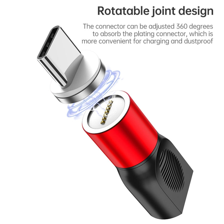 4 合 1 3A 8 針 & USB-C / Type-C & Micro USB 鋅合金磁吸充電頭 + USB-C / Type-C 磁吸充電轉接器套裝，USB-C / Type-C